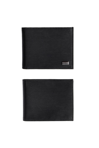  Siyah Desenli Para Bölmeli Hediye Kutulu Kartlık Cüzdan