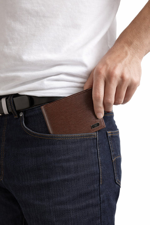 Açık Kahve  Desenli Kartlık Para Bölmeli Hediye Kutulu Cüzdan