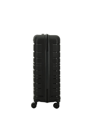  Siyah PP Büyük Boy Çizgili Valiz