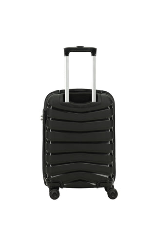  Siyah PP Desenli Büyük Boy Valiz