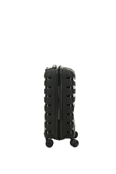 Siyah PP Desenli Büyük Boy Valiz