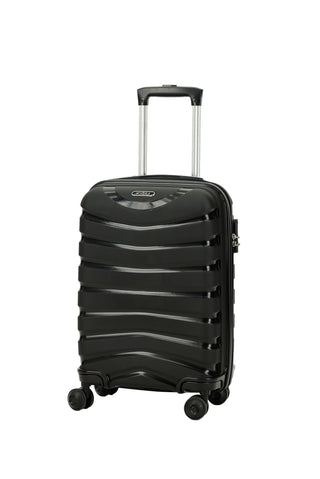  Siyah PP Desenli Küçük-Kabin Boy Valiz