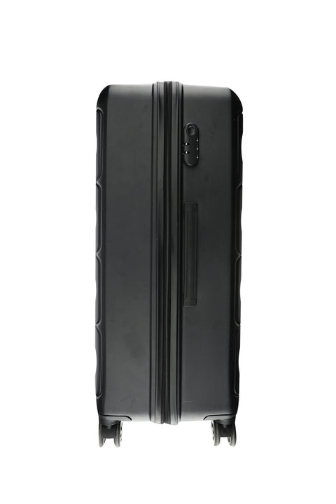 Siyah ABS Desenli Büyük Boy Valiz