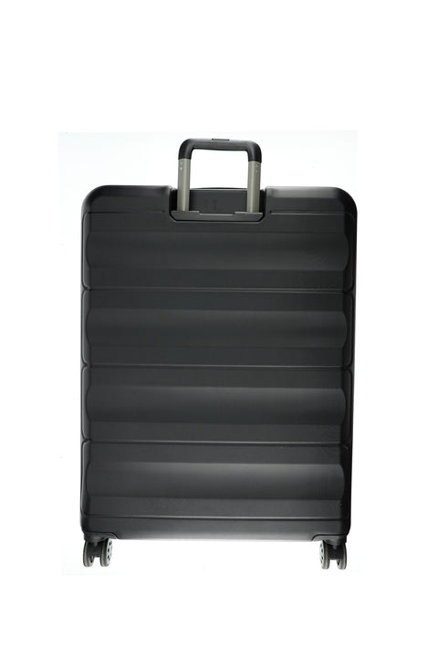 Siyah ABS Desenli Büyük Boy Valiz