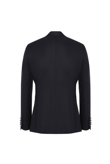 Siyah Slim Fit Dar Kesim Şal Yaka Smokin / Damatlık