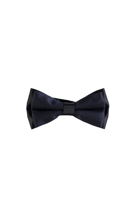 Koyu Mavi  Mono Yaka 7 Drop Slim Fit Dar Kesim Desenli Smokin & Damatlık