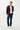 Mürdüm Slim Fit Dar Kesim Desenli Keten Karışımlı Ceket