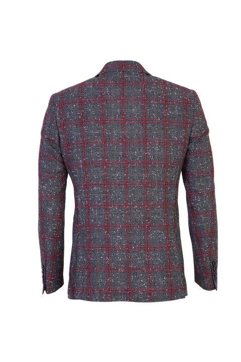 Koyu Bordo 4 Drop Relaxed Fit Rahat Kesim A.K. EKOSE CEKET