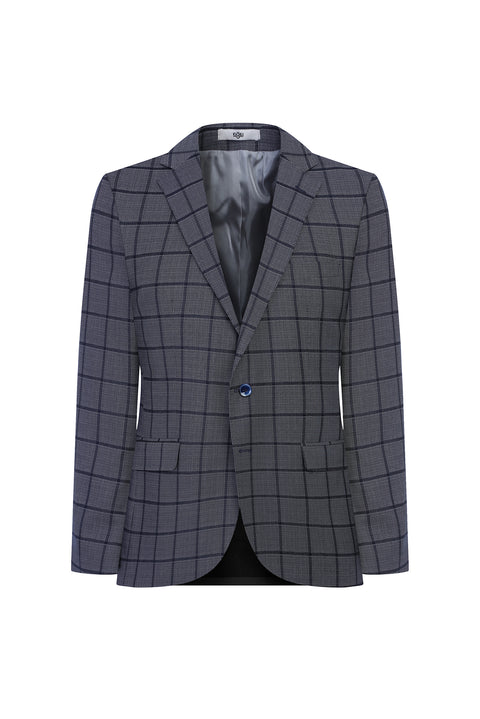 Açık Lacivert 7 Drop Slim Fit Dar Kesim AK  EKOSE CEKET