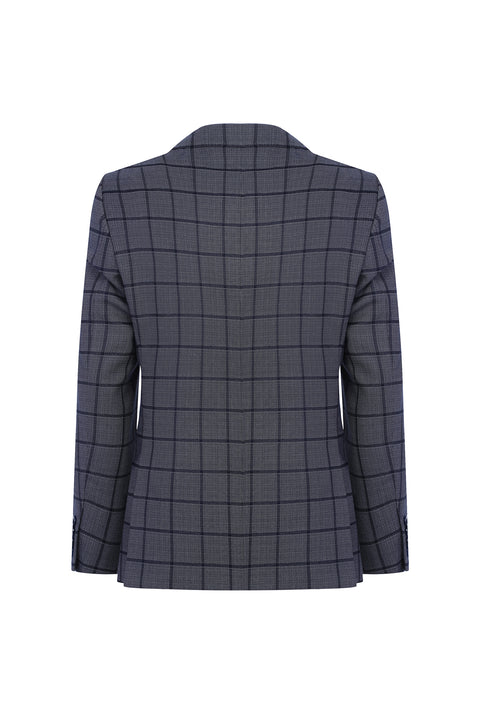 Açık Lacivert 7 Drop Slim Fit Dar Kesim AK  EKOSE CEKET
