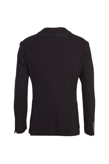 Siyah Lacivert Slim Fit Dar Kesim Spor Pamuk Ceket