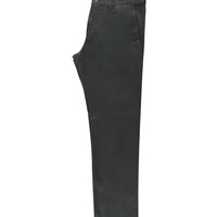 Mid Smoke Regular Fit Standard Cut Patterned Lycra Canvas / Chino Trousers