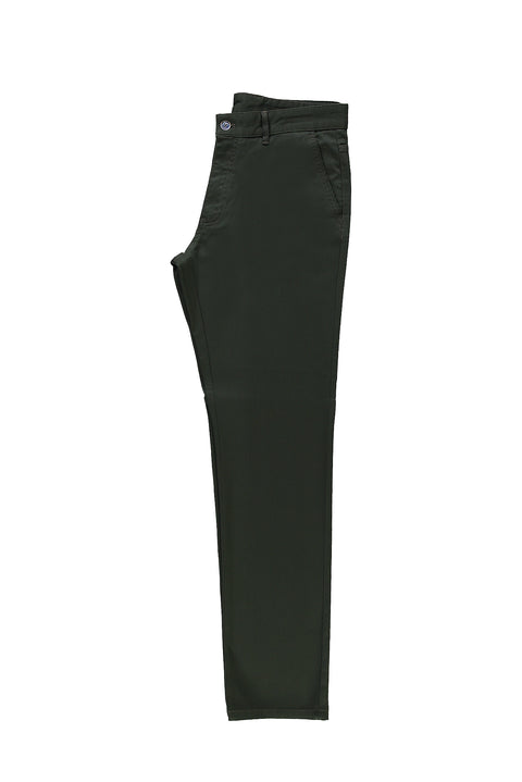 Petroleum Regular Fit Standard Cut SER Canvas / Chino Pant with Lycra