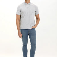 Light Blue Regular Fit Standard Cut Lycra Denim Pants