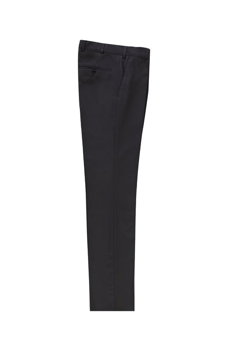 Siyah 7 Drop Slim Fit Dar Kesim KNK.POLY.DÜZ Kumaş Pantolon