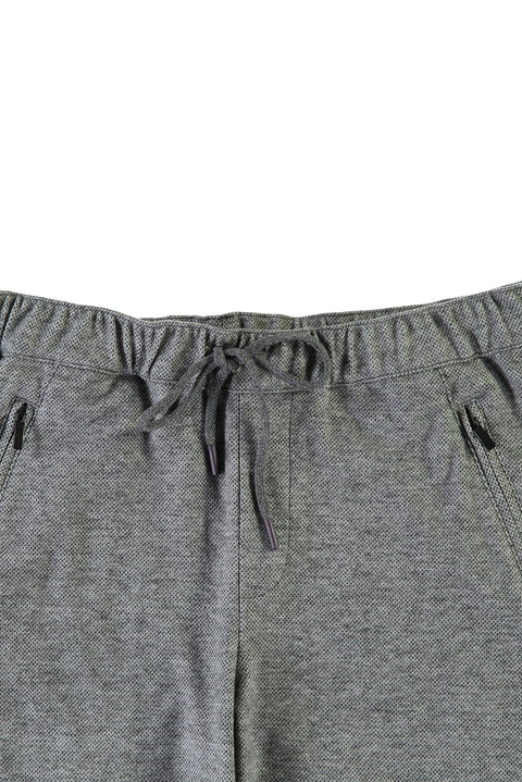 Orta Gri Slim Fit Dar Kesim Beli Lastikli İpli Jogger Pantolon