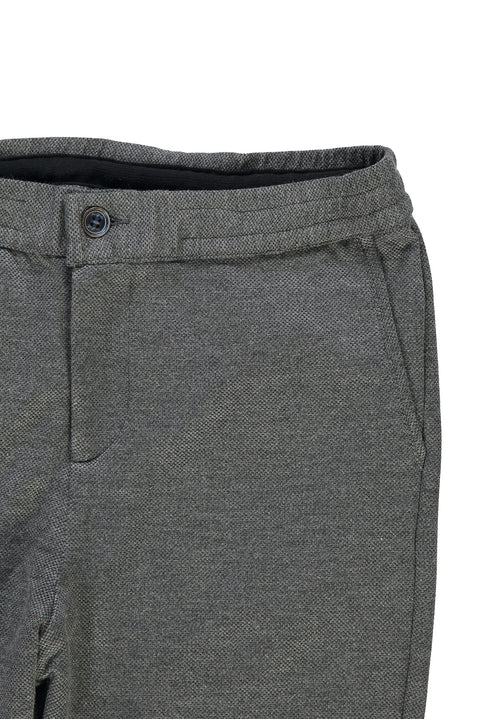 Orta Füme Slim Fit Dar Kesim Jogger Pantolon