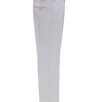 Açık Gri Regular Fit Yünlü Klasik Kumaş Pantolon