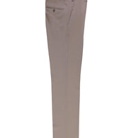 Orta Bej 7 Drop Slim Fit Dar Kesim Yünlü Klasik Kumaş Pantolon