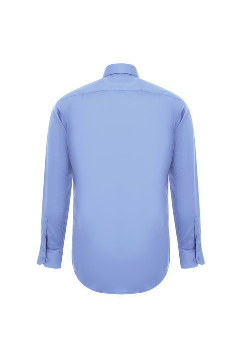Açık Mavi Uzun Kol Non Iron Klasik Gömlek