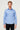 Aqua Mavisi Uzun Kol Slim Fit Dar Kesim Non Iron Saten Klasik Pamuklu Gömlek