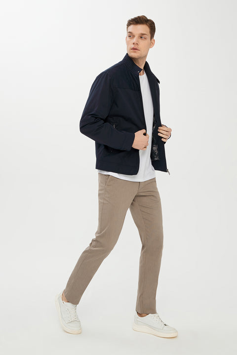 Koyu Lacivert Mevsimlik Mont