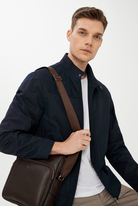 Koyu Lacivert Mevsimlik Mont