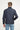 Orta Lacivert Slim Fit Dar Kesim Mevsimlik Spor Mont