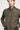 Orta Haki Slim Fit Dar Kesim Mevsimlik Spor Mont