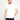 Beyaz V Yaka Slim Fit Dar Kesim Tişört