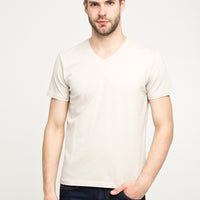 Taş V Yaka Slim Fit Dar Kesim Tişört