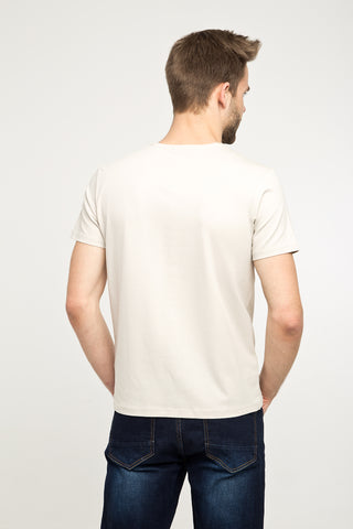  Taş V Yaka Slim Fit Dar Kesim Tişört
