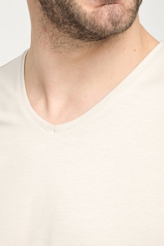  Taş V Yaka Slim Fit Dar Kesim Tişört