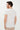 Beyaz Bisiklet Yaka Super Slim Fit Ekstra Dar Kesim Baskılı Tişört
