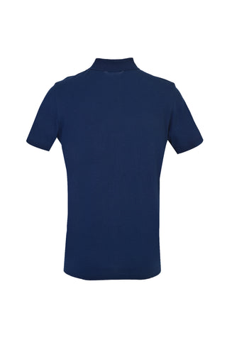  Orta Lacivert DÜZ POLO YAKA PİKE CEPLİ T-SHIRT