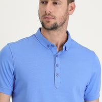 Koyu Mavi  YARIM İTLYN YK YAKA SÜPREM T-SHIRT