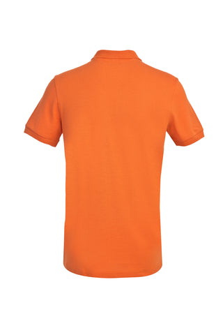  Bal Kabağı Polo Yaka Slim Fit Dar Kesim Pamuk Tişört