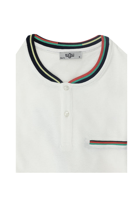 Kırık Beyaz NR.POLO YK.JAK.SFIT T-SHIRT