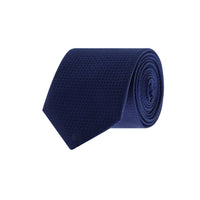 Koyu Lacivert Desenli Kravat