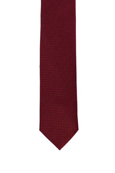 Bayrak Kırmızı Desenli Kravat