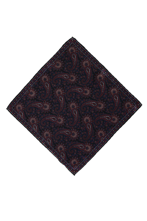 Açık Bordo Desenli Mendil