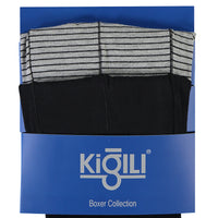 Siyah 2'li Çizgili Süprem Boxer Seti