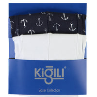 Black 2-Pack Patterned Cotton Supreme Boxer Set