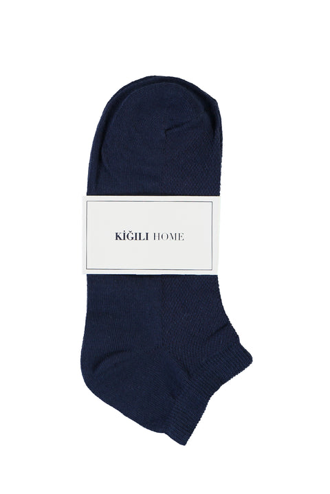 Orta Lacivert Spor Çorap