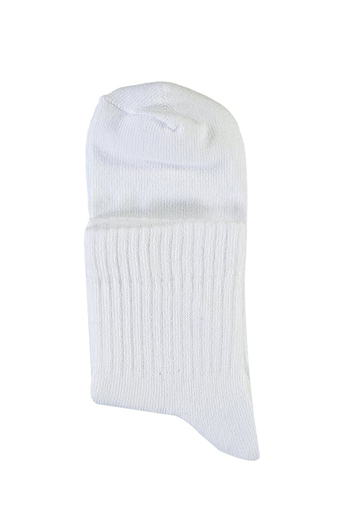 Beyaz Spor Soket Çorap