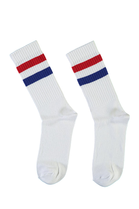 Beyaz Spor Soket Çorap