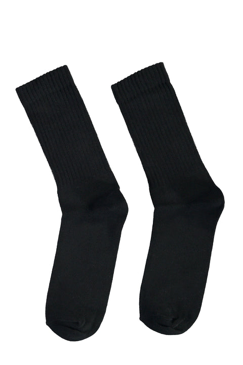 Siyah Spor Soket Çorap