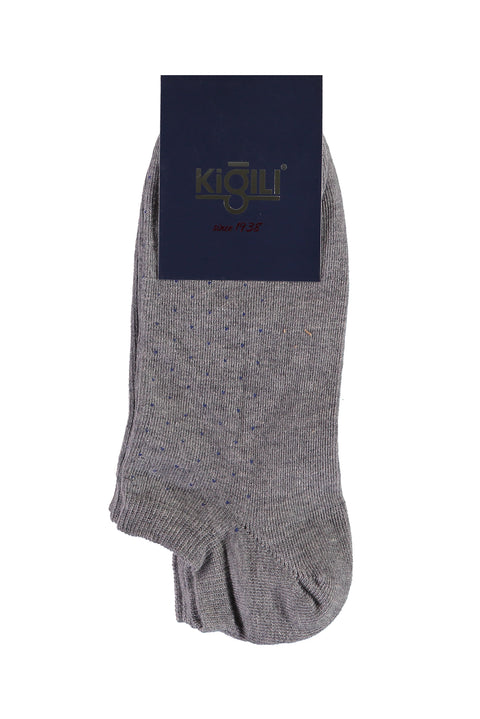 Açık Gri Melanj 2'li Spor Çorap