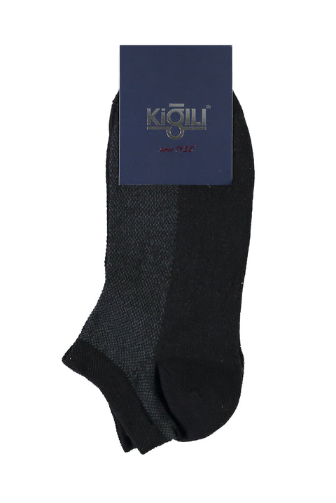 Açık Gri Melanj 2'li Spor Çorap Seti