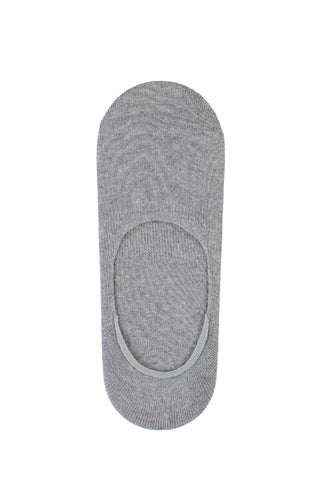  Açık Gri Melanj Loafer Çorap